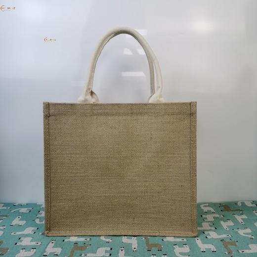 （商场同款）日本手提袋复古风亚麻袋 B-9128 商品图5
