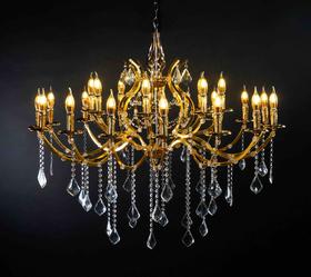 24头光芒四射水晶灯【运费自理】