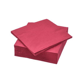 IKEA 宜家 FANTASTISK 范塔思 餐巾纸 深红色 33x33 厘米