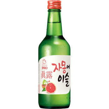 真露（JINRO）烧酒 韩国进口13°西柚味 360ml*20 商品图1