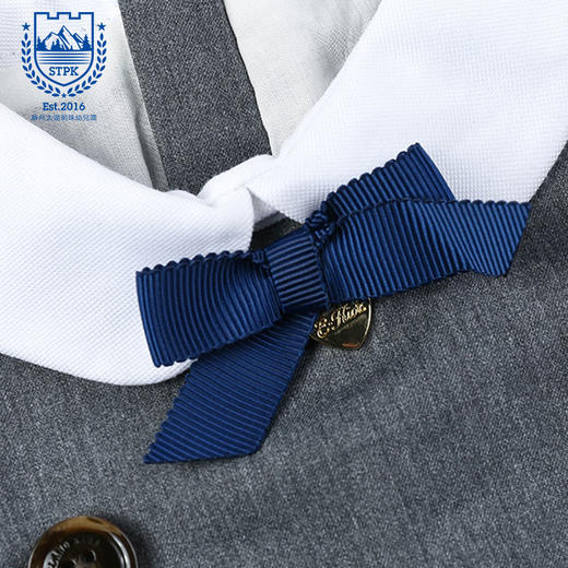 苏州太湖明珠幼儿园女孩衬衫连衣裙灰 商品图3