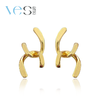  不规则双C交叉法式高级感合金耳钉 商品缩略图4