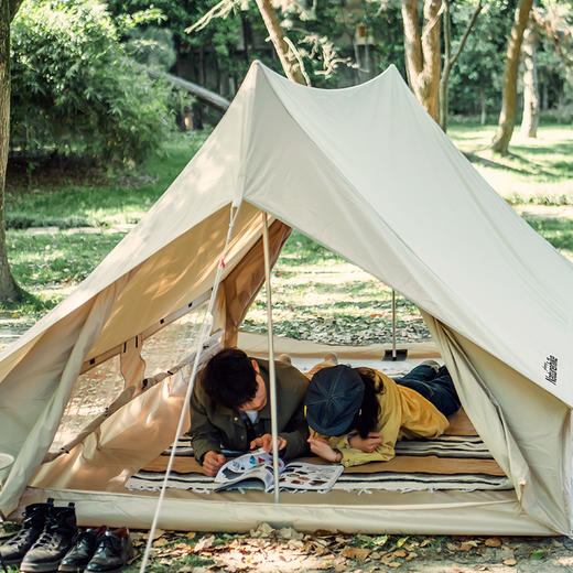 Naturehike Glamping挪客亘5.6复古棉布屋檐帐篷户外豪华露营小屋帐 商品图4