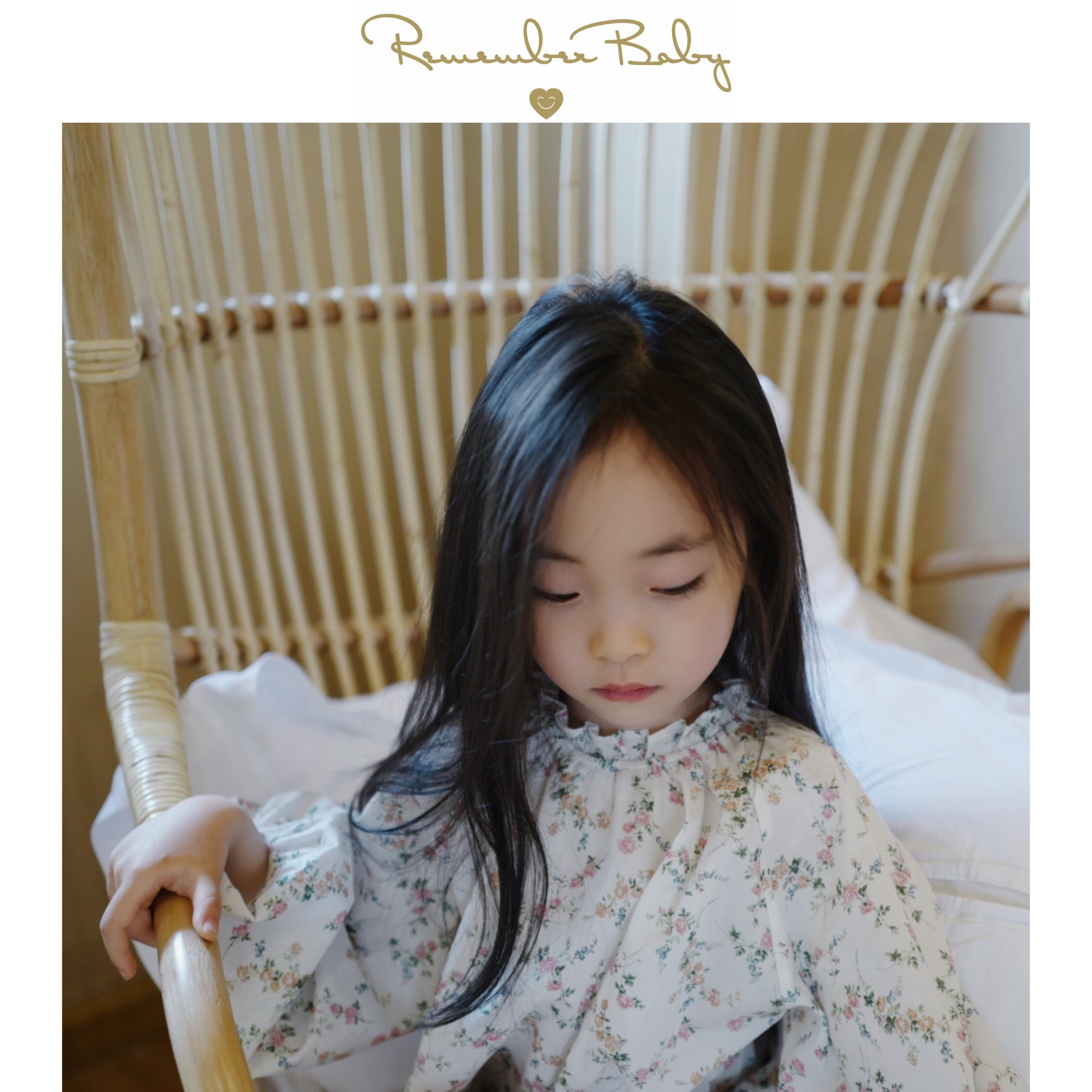 现货 / ELIZABETH | 意大利进口LIBERTY面料 花边立领泡泡袖长袖衬衫