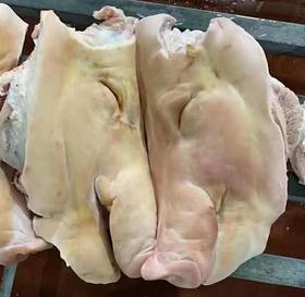 通州厂 大红门冻无耳猪肉（半头）20kg/箱