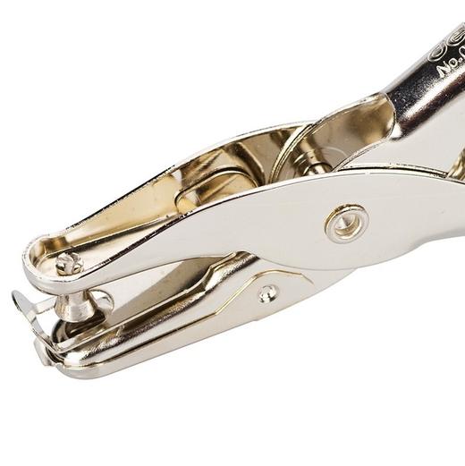 得力0114打孔机会员银行卡打孔器全金属手动单孔打孔机手握打洞器 商品图1