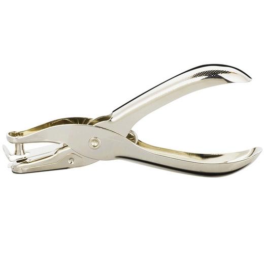 得力0114打孔机会员银行卡打孔器全金属手动单孔打孔机手握打洞器 商品图2