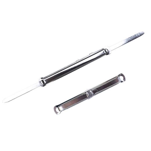 彩色塑料装订夹条 彩色装订压条 间距80mm 装订夹50只/盒金属装订夹80mm铁质打孔夹条五金两孔夹扣铁质装订夹 50个/盒 商品图6