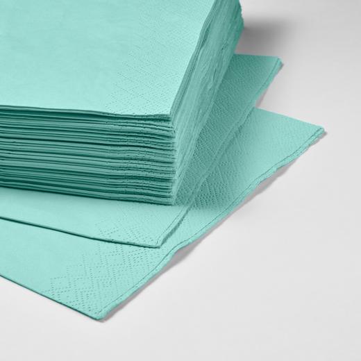 IKEA 宜家 FANTASTISK 范塔思 餐巾纸 浅青绿色 33x33 厘米 商品图1
