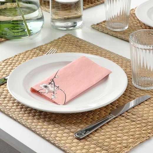 IKEA 宜家 VÅRFINT 沃尔芬特 餐巾纸 花 33x33 厘米 商品图2