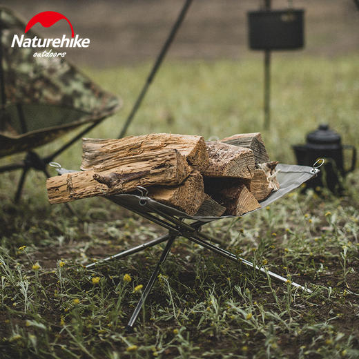 Naturehike挪客可折叠焚火架户外烧烤炉不锈钢野营烧烤架柴火炉 商品图2