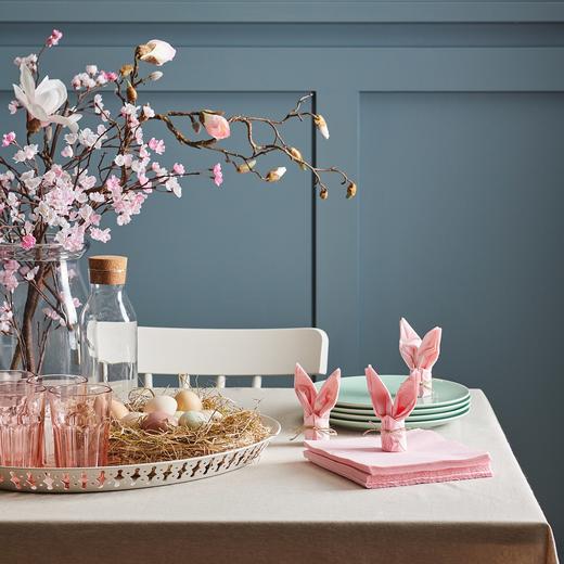 IKEA 宜家 FANTASTISK 范塔思 餐巾纸 浅粉色 33x33 厘米 商品图2