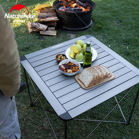Naturehike挪客便携式户外折叠桌铝合金野餐露营桌子野外烧烤桌椅