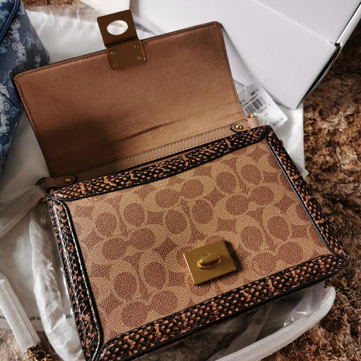 Coach 蔻驰哈顿包-蛇纹 商品图8