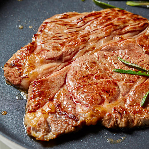 【冷鲜预售】国产有机安格斯排酸上脑牛排220g/盒*5盒 原切国产谷饲 商品图3