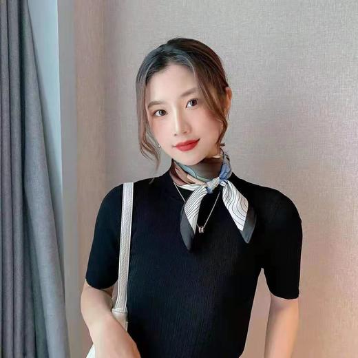 【内购不退换】【魔法丝巾】【一抹色彩 点亮整身搭配】【现货】臣禾【经典实用款】方巾好用又好看仿真丝锻面【多场合搭配用途】S211270330 商品图9