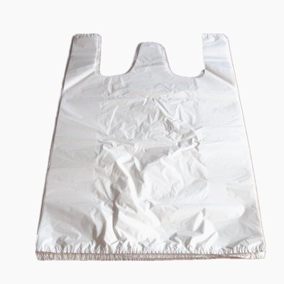 白色加厚方便袋100入 手提塑料袋  20#/25#/30#/40# 多款可选 食品购物手提袋