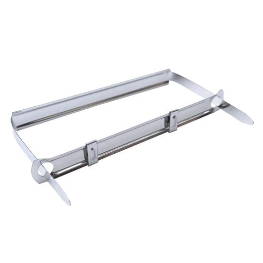 彩色塑料装订夹条 彩色装订压条 间距80mm 装订夹50只/盒金属装订夹80mm铁质打孔夹条五金两孔夹扣铁质装订夹 50个/盒 商品图4