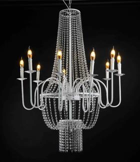 大弯珠链水晶灯【运费自理】