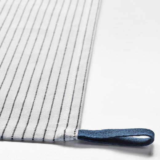 IKEA 宜家 GRUPPERA 格鲁佩拉 餐巾 白色/黑色 33x33 厘米 商品图1