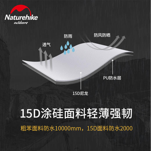 Naturehike挪客云尚15D超轻双人帐篷户外2人专业徒步登山露营防雨 商品图2