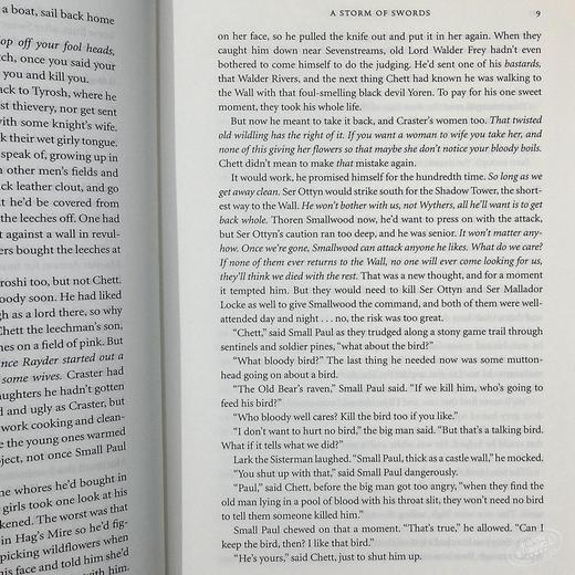 【中商原版】A Storm of Swords 英文原版 冰雨的风暴 冰与火之歌 George Martin 商品图6