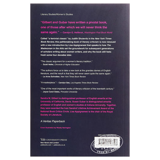 预售 【中商原版】阁楼上的疯女人：女性作家与19世纪文学想象 英文原版 The Madwoman in the Attic Sandra M.Gilbert 商品图1