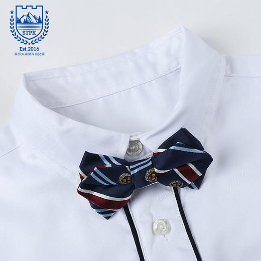 苏州太湖明珠幼儿园男孩短袖衬衫* 商品图2