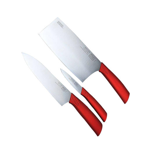 "康宁厨具套组: 汤锅3.5L+0.8L汤锅+蓝宝石30厘米炒锅+餐具6件套赠刀具三件套（VS-35+VS-08+蓝宝石30炒锅+餐具6件套+刀具3件套）" 商品图4