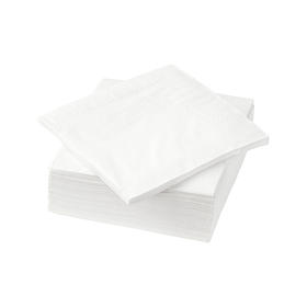 IKEA 宜家 FANTASTISK 范塔思 餐巾纸 白色 24x24 厘米