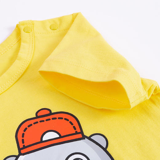 贝贝怡男童夏季圆领帅气短袖T恤透气套装212T2254
 商品图7