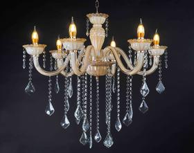 6头欧式水晶灯【运费自理】