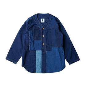 SJLR/拼布刺子八分袖