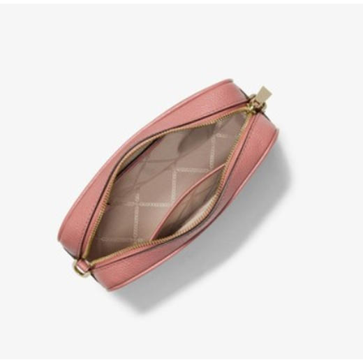MICHAEL KORS 迈克·科尔斯 MK女包 皮革字母徽标拉链斜挎单肩包 粉色 32T8TF5M2L ROSE 商品图2