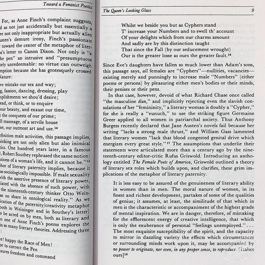 预售 【中商原版】阁楼上的疯女人：女性作家与19世纪文学想象 英文原版 The Madwoman in the Attic Sandra M.Gilbert 商品图6