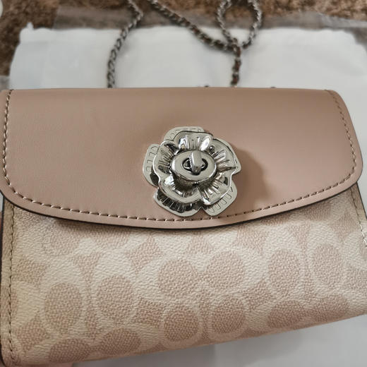 Coach parker18cm 奶茶/啡花 商品图3