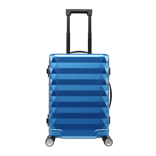 【美旅】大容量 一键暂停刹车轮 框架结构 菱形横条纹 丰富隔层 TSA密码锁 八轮滑轮 TV2 商品图8