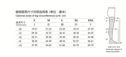 抗血栓弹力袜（长筒） 商品图1