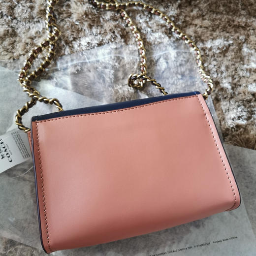 Coach parker18cm 蓝皮/啡花 商品图6