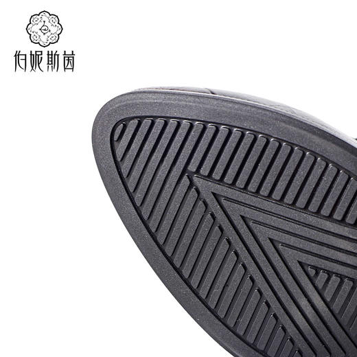 100%皮红色高帮皮鞋 3X6711 商品图5