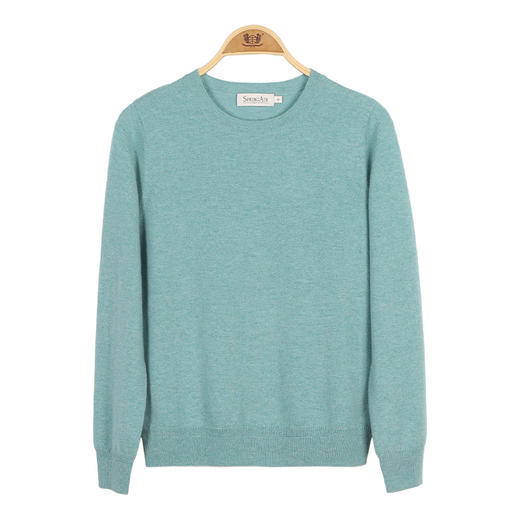 METTE羊绒世家21年早春新品女士100%山羊绒衫内搭圆领针织薄毛衣 商品图12