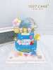 1027CAKE |   蓝色色系  猪猪蛋糕 超级可爱  双层 商品缩略图1