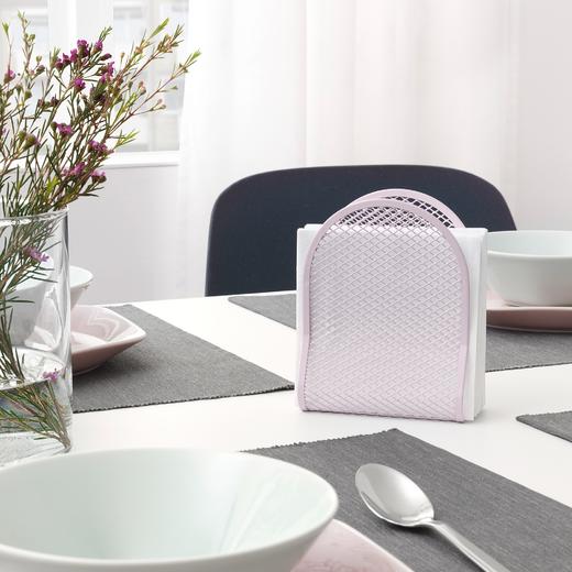 IKEA 宜家 NÄTVERK 奈特维克 餐巾盘 粉红色 商品图2