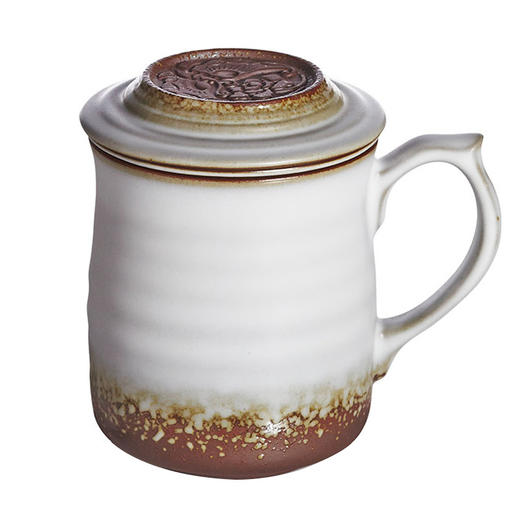 乾唐轩活瓷浪纹三件套高杯360ML（油脂釉） 商品图0