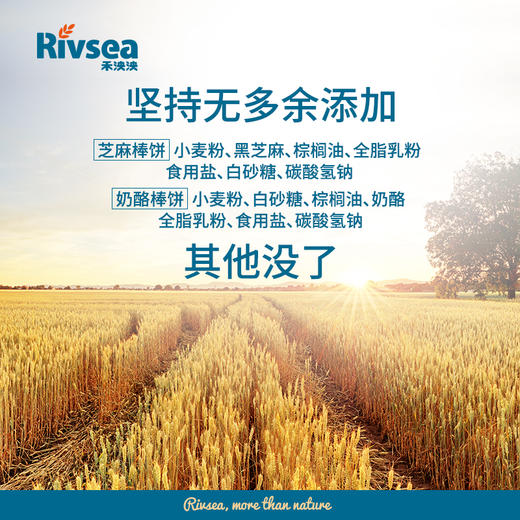 Rivsea禾泱泱棒饼条宝宝零食 芝麻奶酪2味可选 商品图2