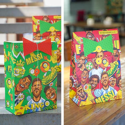 【李质造袜子盲盒】59元3双，赠李质造球星足球运动用品花纹图案礼品袋OFK05067 商品图4