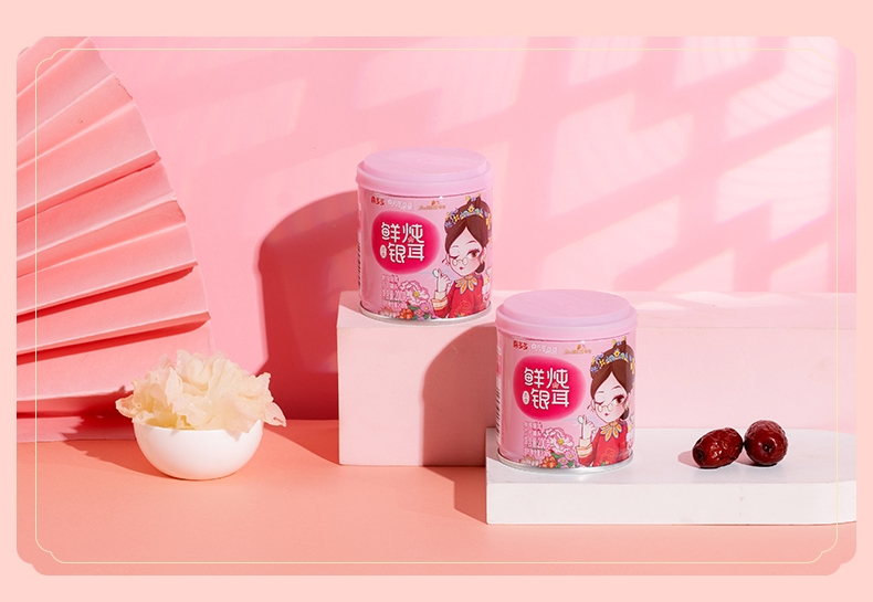 喜多多零脂零糖鲜炖银耳整箱10罐装