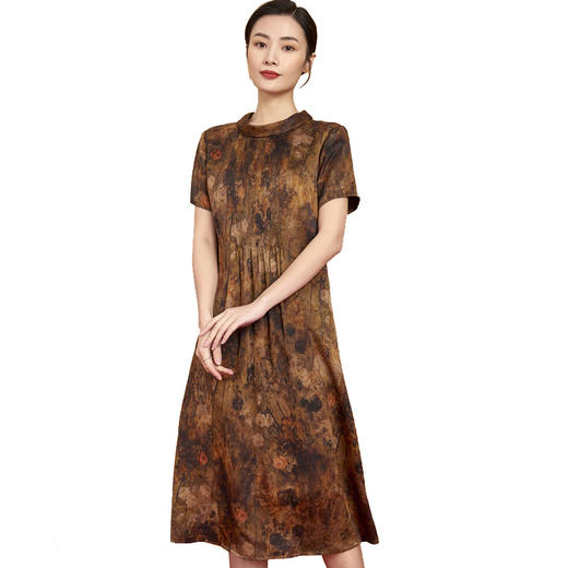 上海旗袍厂XT-CT20-310-6优雅碎花裙 时尚简约潮流新款女裙 商品图4