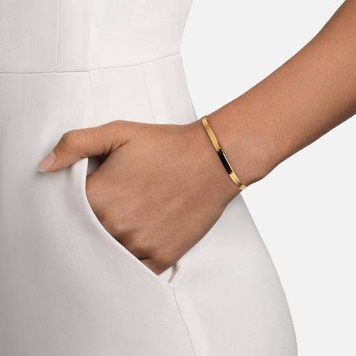 北京仓｜Miansai-Herringbone-蛇骨链 手链（金色 女款）［美国设计师］ 商品图1