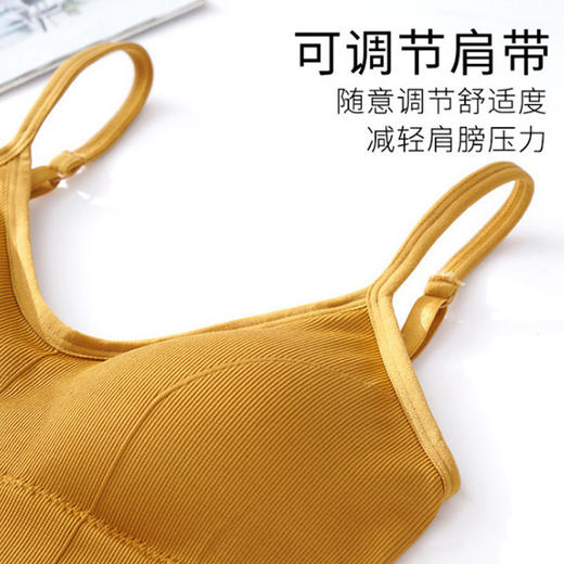【买1送1，性感露脐，大U美背】一体式bra吊带背心 无钢圈不紧勒 提胸剪裁 宽腹收边显瘦 柔软舒适 外搭内穿都可以~ 商品图8